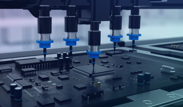 Advanced SMT assembly line for high-reliability Life Sciences and Database Infrastructure PCBA